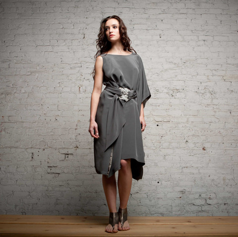 Aurore Thibout: Silk Dress